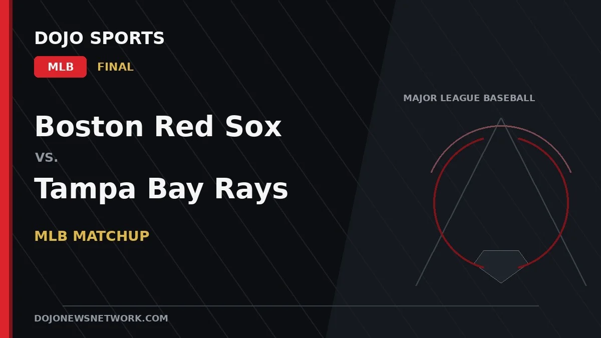 Boston Red Sox vs. Tampa Bay Rays Result: Tampa Bay Rays Win 5-1
