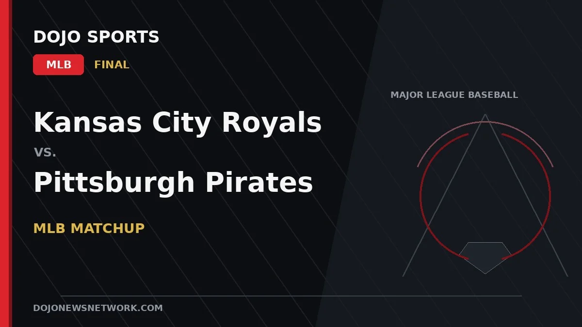 Kansas City Royals vs. Pittsburgh Pirates Result: Pittsburgh Pirates Win 4-3