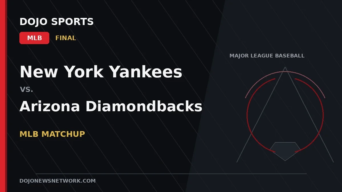 New York Yankees vs. Arizona Diamondbacks Result: Arizona Diamondbacks Win 8-4