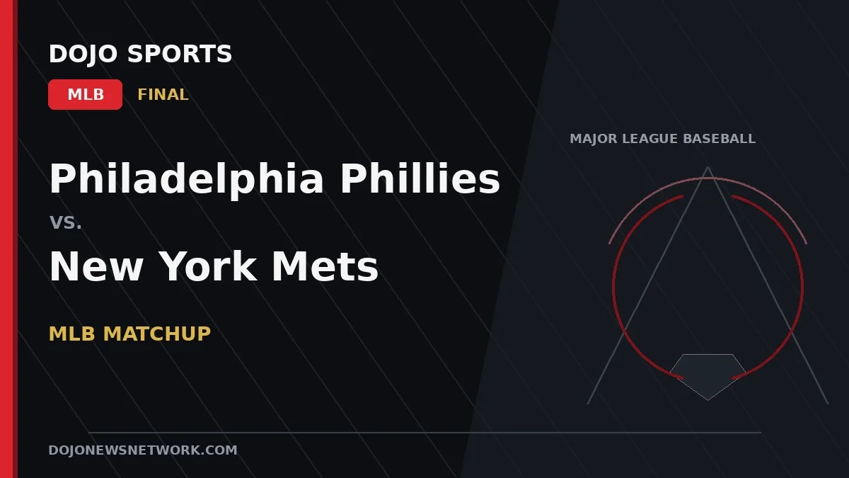 Philadelphia Phillies vs. New York Mets Result: Philadelphia Phillies Win 7-2