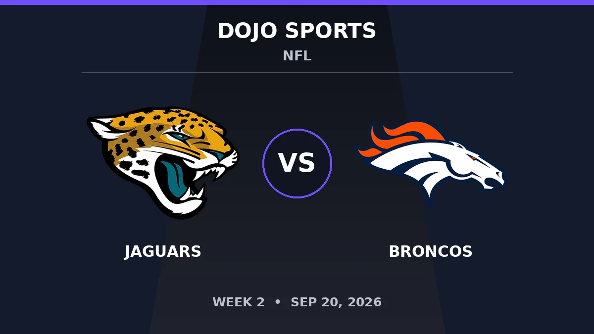 Jacksonville Jaguars vs Denver Broncos NFL matchup