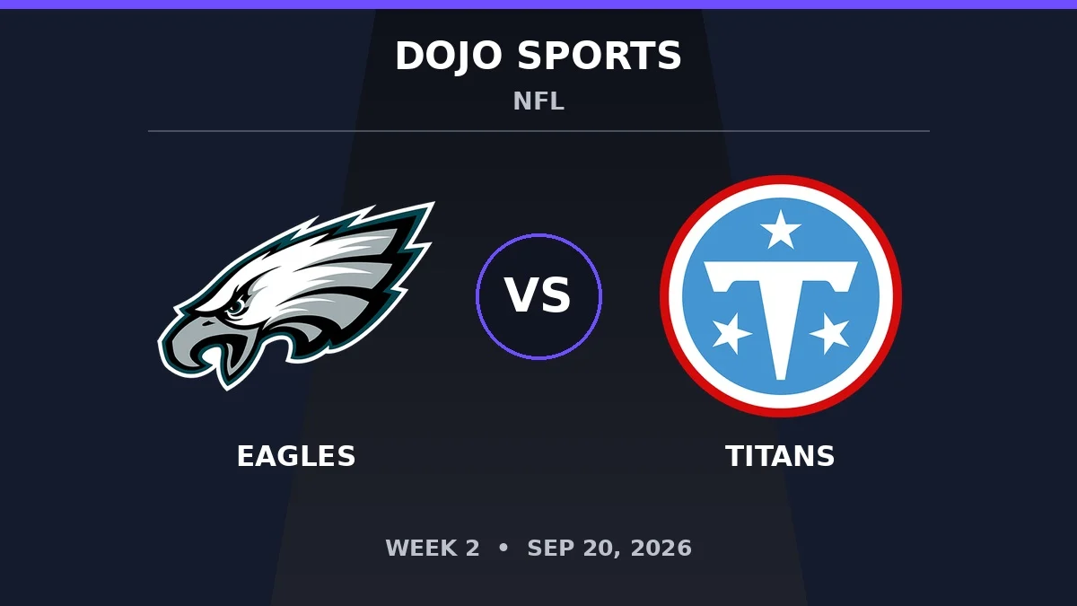 Philadelphia Eagles vs Tennessee Titans NFL matchup
